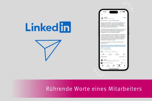 Rührende Worte eines Mitarbeiters