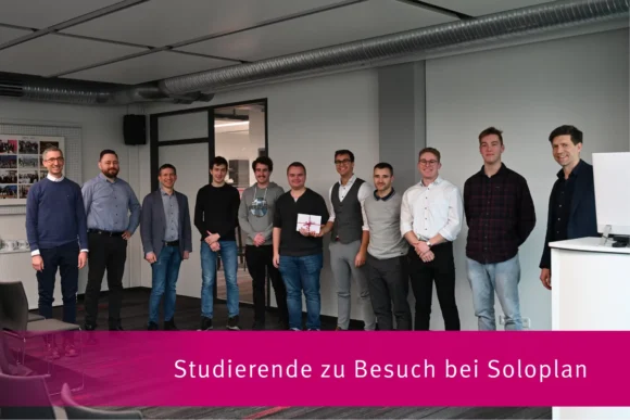 Studierende bei Soloplan zu Besuch
