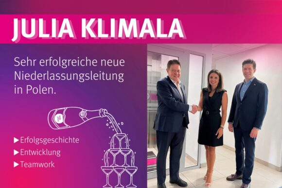 Herzlichen Glückwunsch zur erfolgreichen Niederlassungsleitung